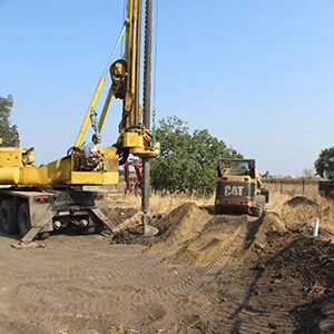 machines at job site