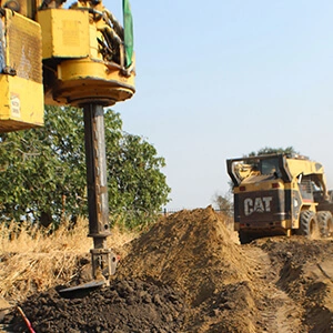 Drilling a dry well