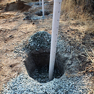 filling in a dry well